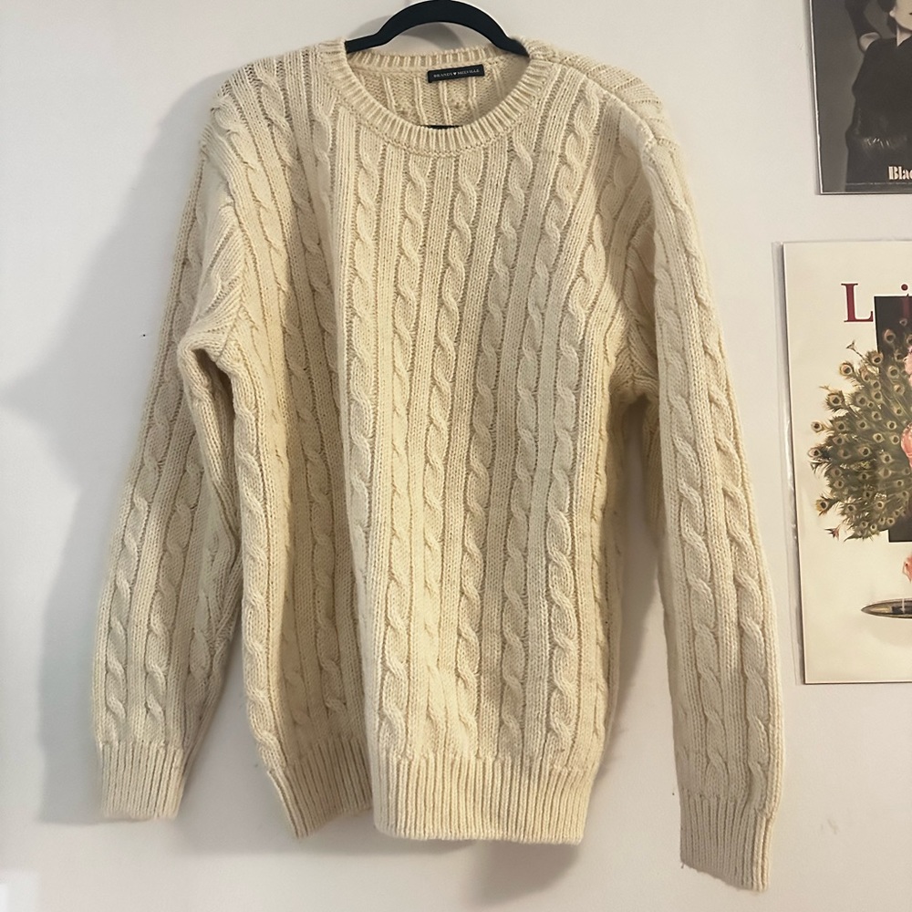 Brandy Melville Chunky Oversized cable knit sweater.